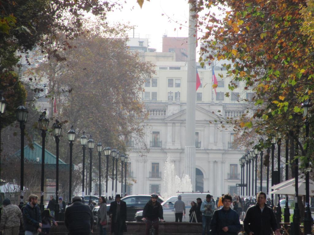 דירות סנטיאגו Departamento Paseo Bulnes Metro La Moneda מראה חיצוני תמונה